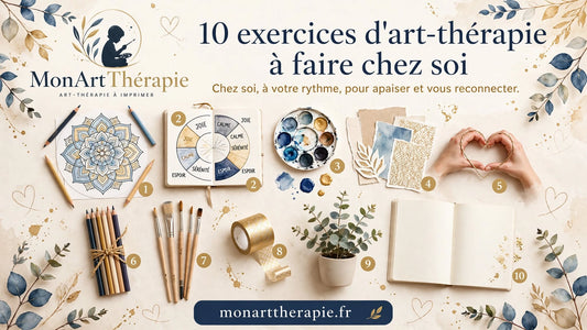 10 exercices d’art-thérapie à faire chez soi