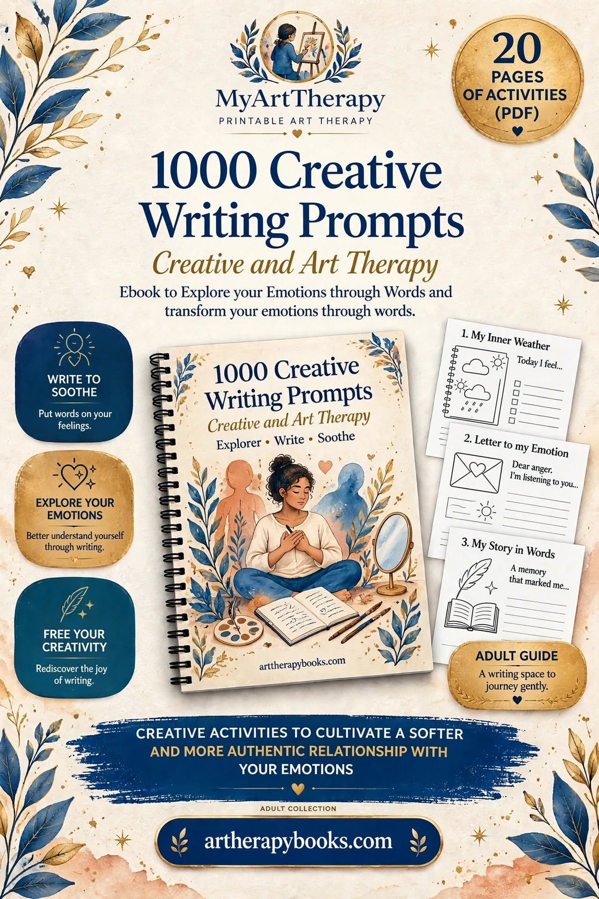 1000 Creative Writing Prompts for Art Therapy