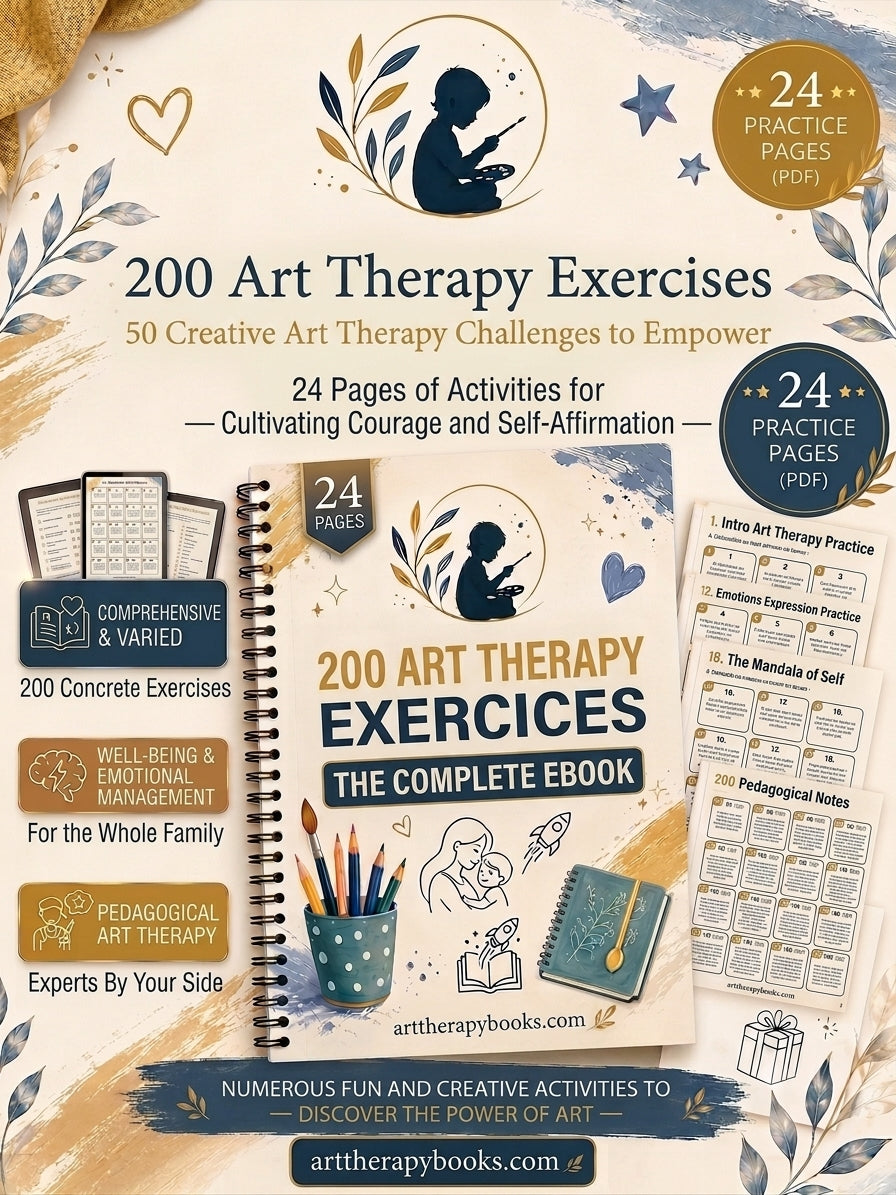 200 Art Therapy Exercises – Complete Ebook