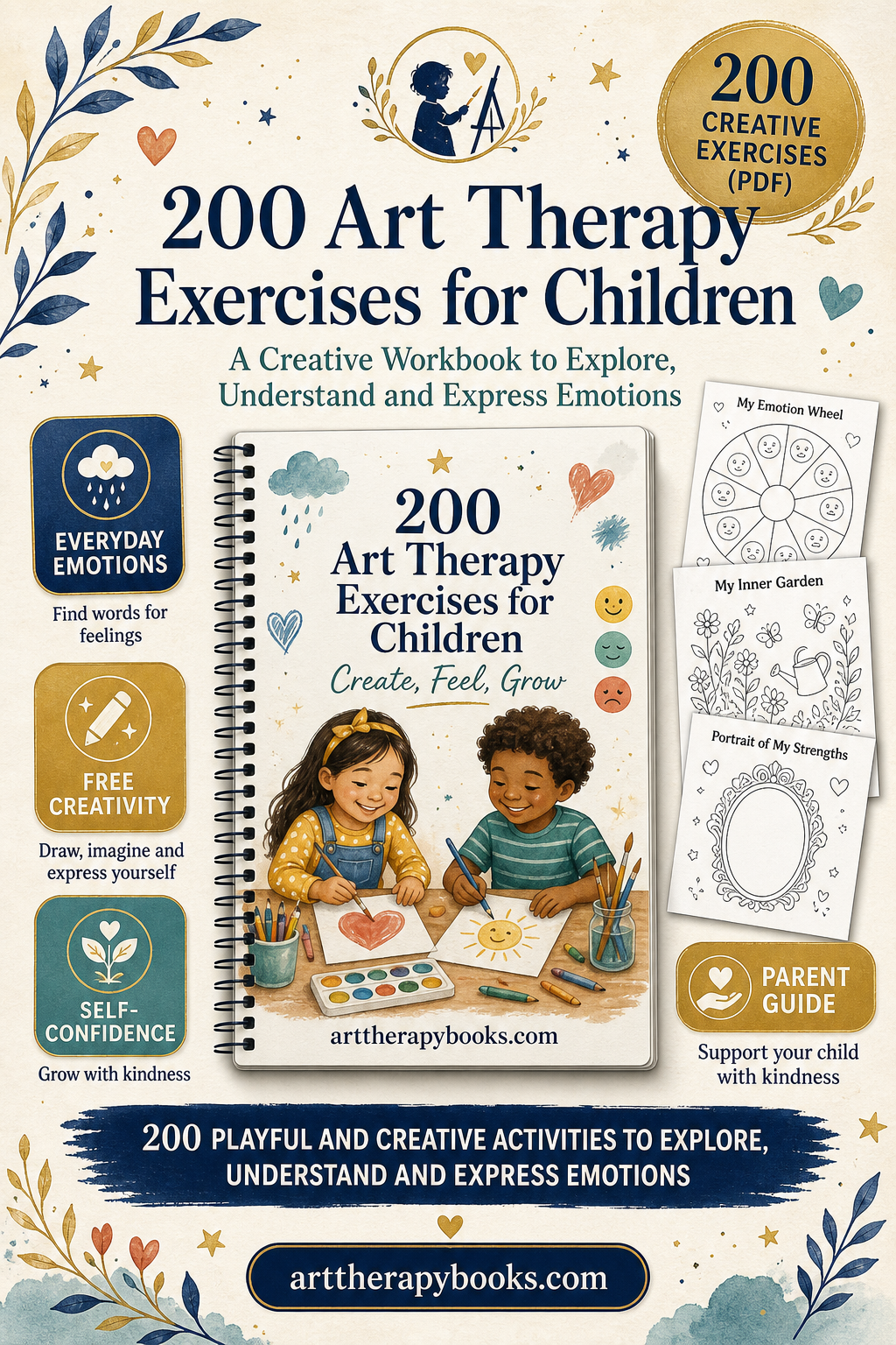 200 Art Therapy Exercises for Kids