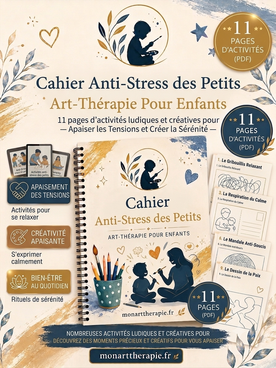 Cahier Anti-Stress des Petits – Art Thérapie | MonArtThérapie