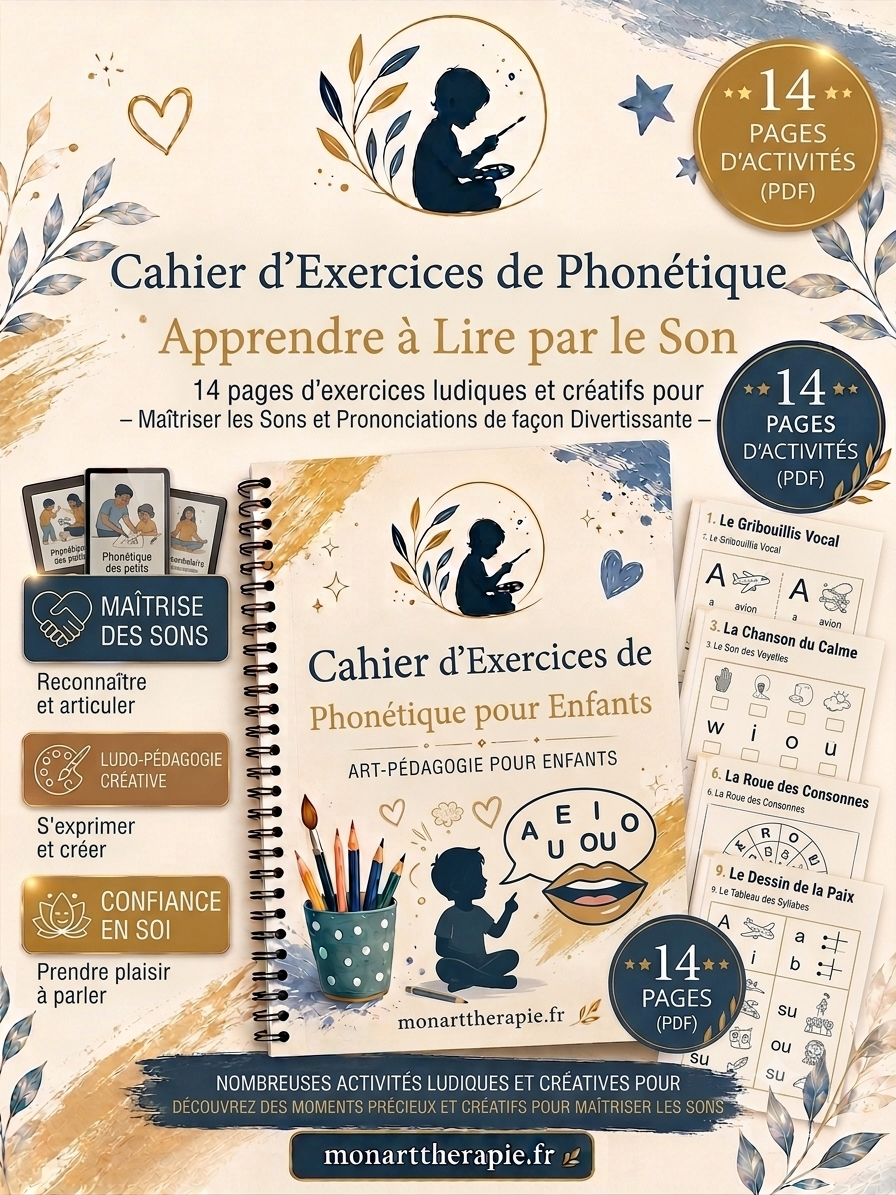 Cahier d'Exercices de Phonétique pour Enfants – Apprendre à Bien Prononcer en s'Amusant