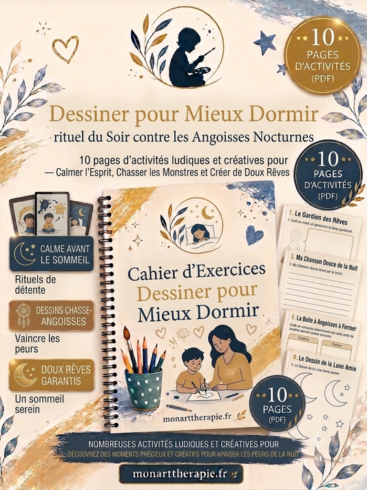 Dessiner pour Mieux Dormir -Rituel du Soir contre les Angoisses Nocturnes