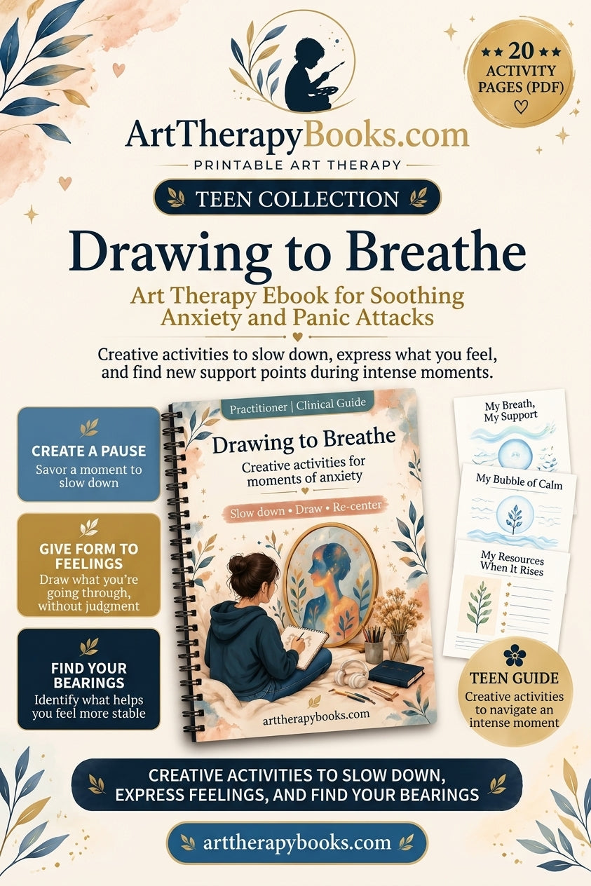 Draw to Breathe – Art Therapy Ebook for Easing Anxiety and Panic Attacks