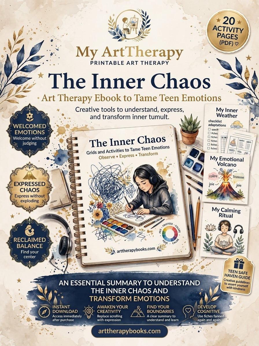 Inner Chaos – Art Therapy Ebook for Taming Teen Emotions