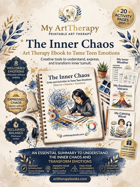 Inner Chaos – Art Therapy Ebook for Taming Teen Emotions