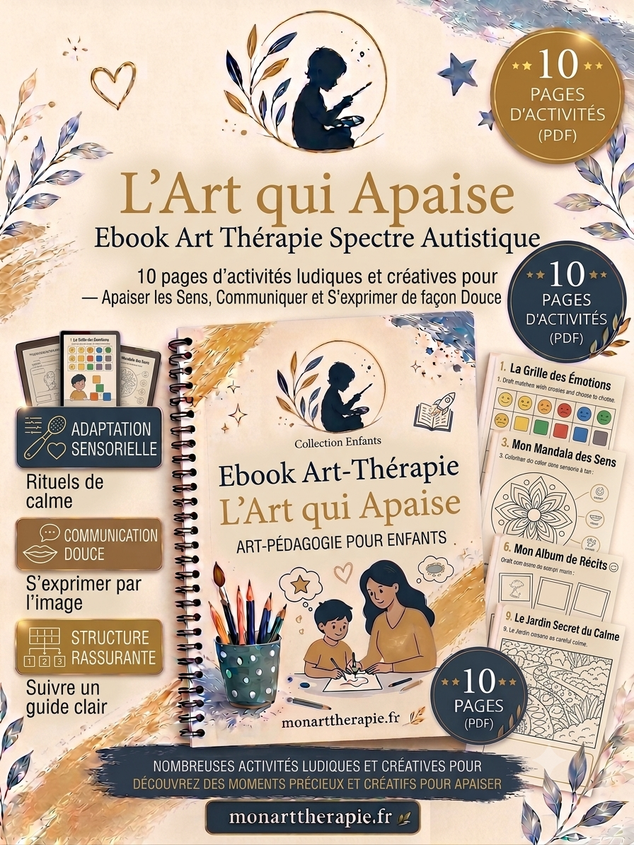 L'Art qui Apaise – Ebook Art Thérapie Spectre Autistique | MonArtThérapie