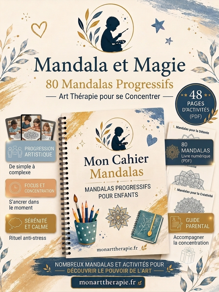 Mandala et Magie – 80 Mandalas Progressifs Art Thérapie pour se Concentrer
