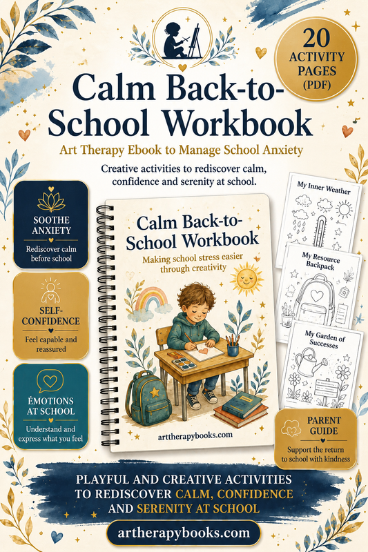 My Serene Back-to-School Notebook – Art Therapy