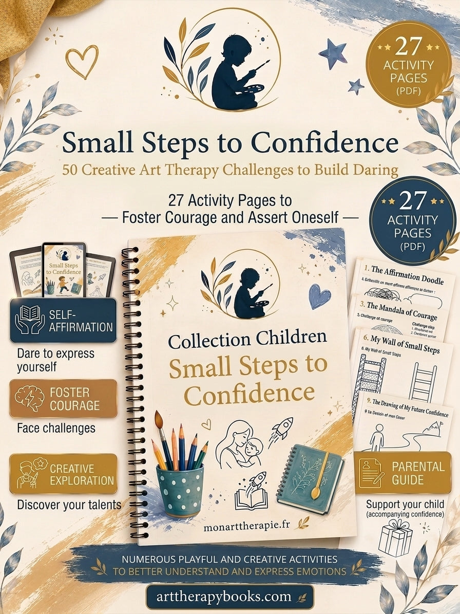 Small Steps Toward Confidence – 50 Creative Art Therapy Challenges to Dare More
