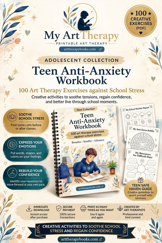 The Anti-Anxiety Workbook for Teens – Art Therapy